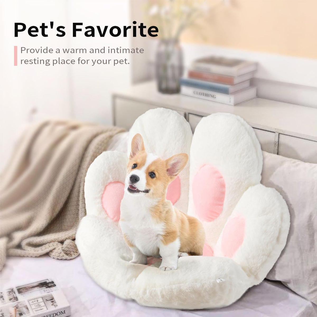 Ditucu Cat Paw Cushion used as a floor mat for lounging
