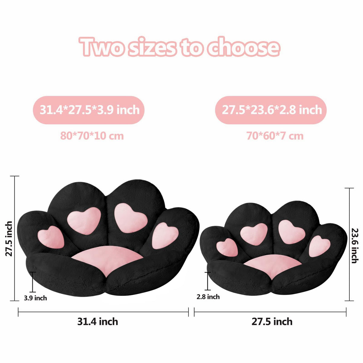 Ditucu heart shaped seat pad adds whimsy with supportive feel