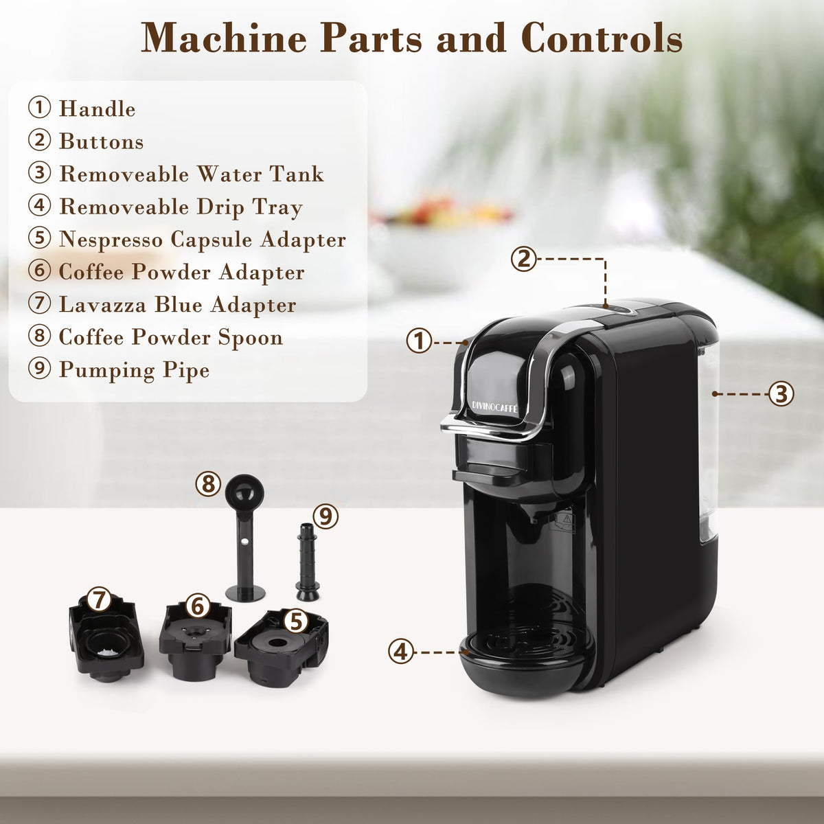 DIVINOCaffe dependable after-sales support and 1-year warranty