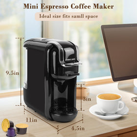 DIVINOCaffe compact design fits small kitchens and offices