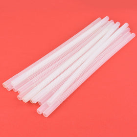 Diximus dishwasher-safe plastic straws for quick cleaning.
