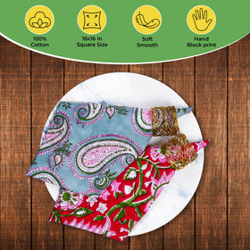 DIYANA IMPEX hand-printed napkin for everyday meals