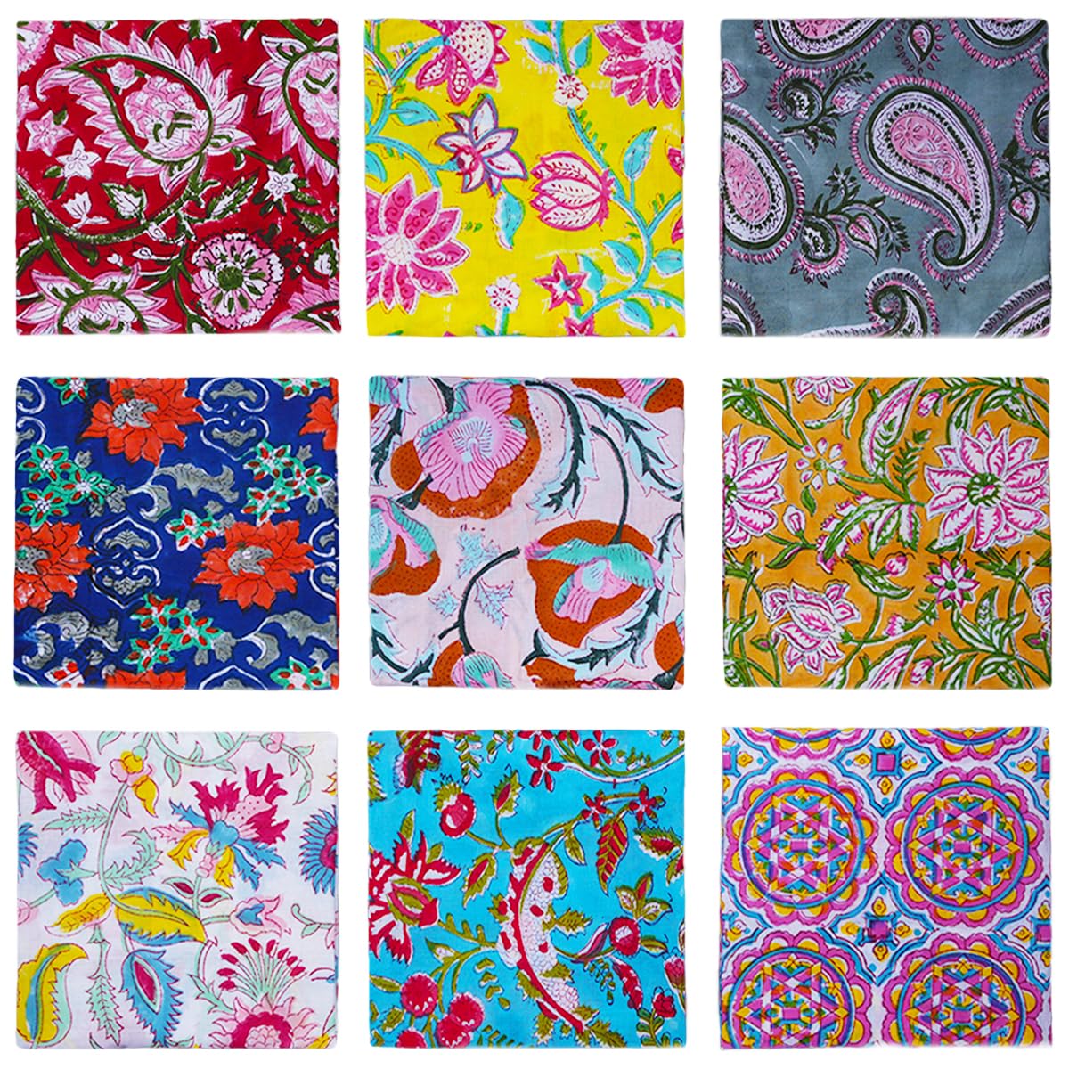 DIYANA IMPEX hand-block napkins for eco-friendly entertaining at home