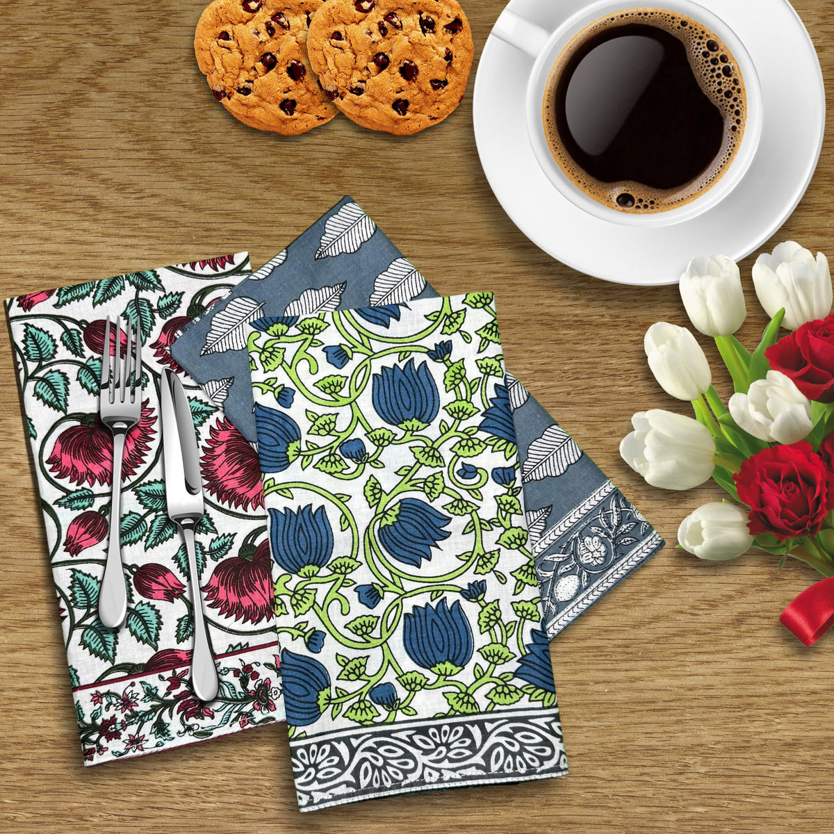 DIYANAIMPEX 16x16 inch cotton napkins for versatile table styling