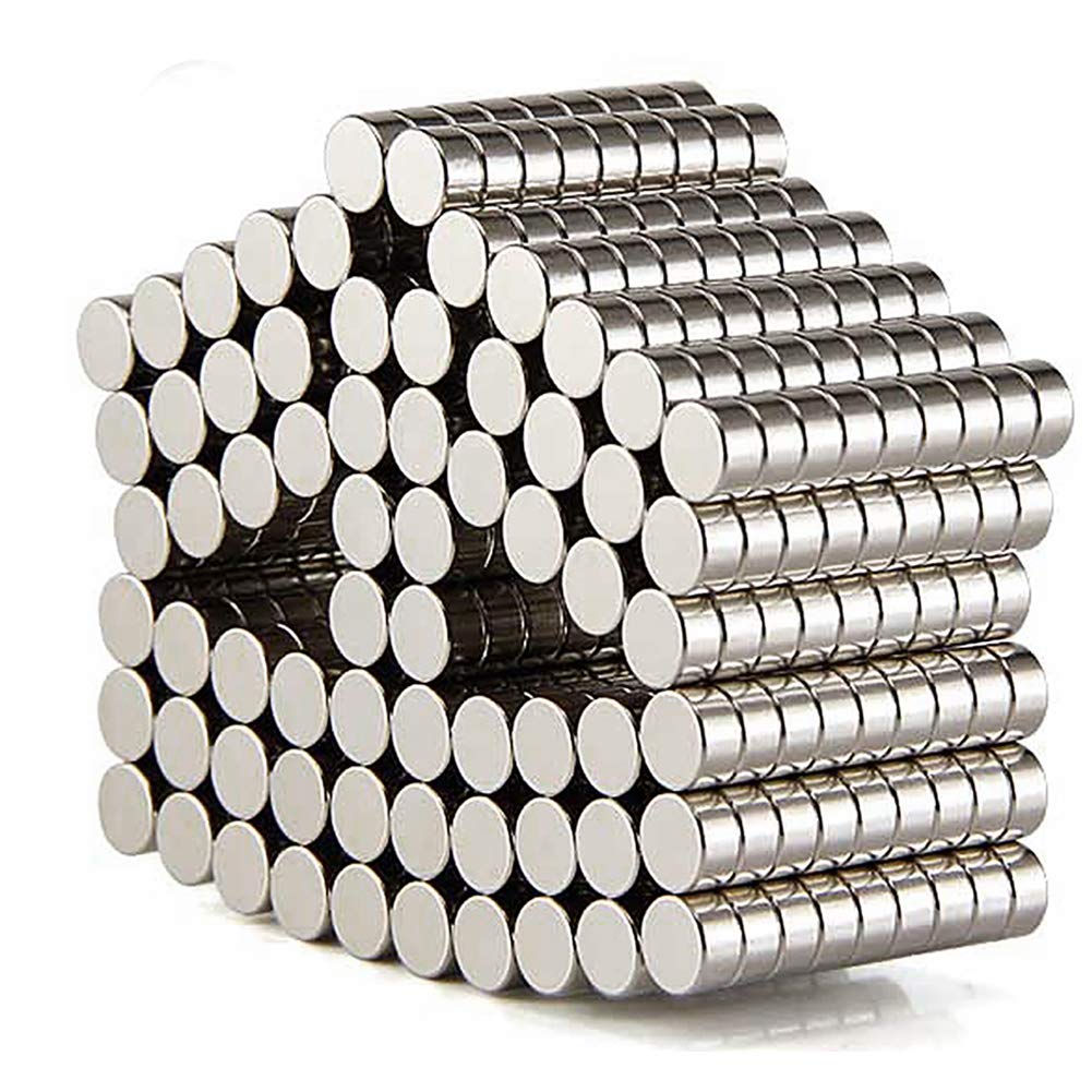 DIYMAG brushed nickel fridge magnets 200-pack for easy kitchen organization