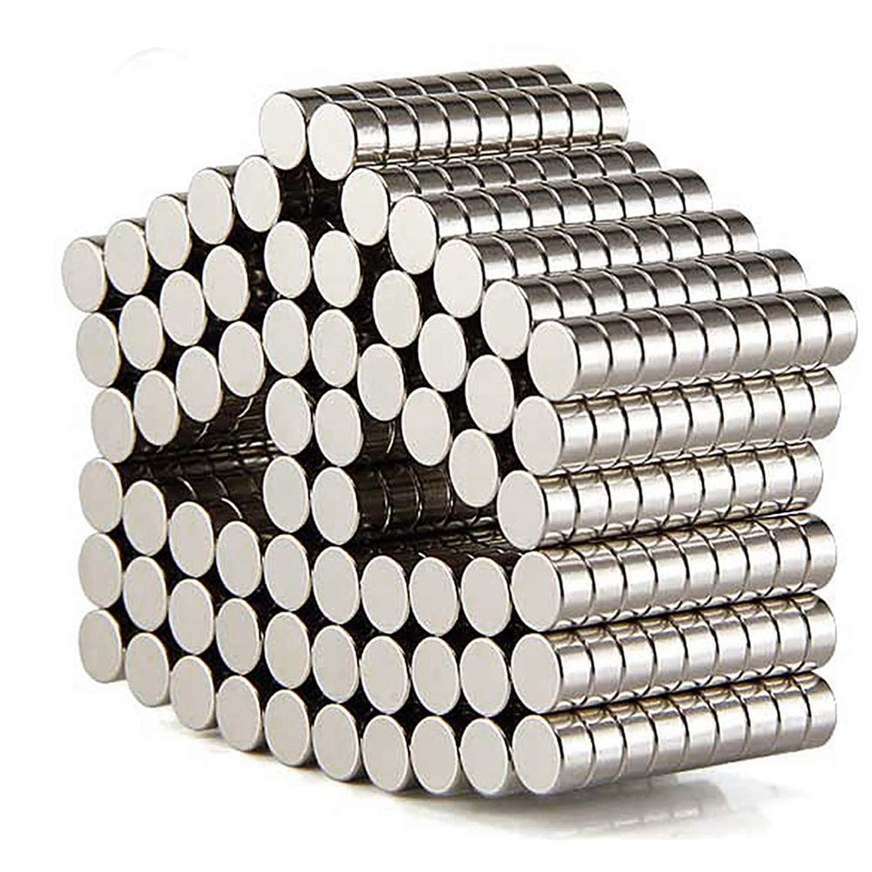 DIYMAG brushed nickel fridge magnets 200-pack for easy kitchen organization