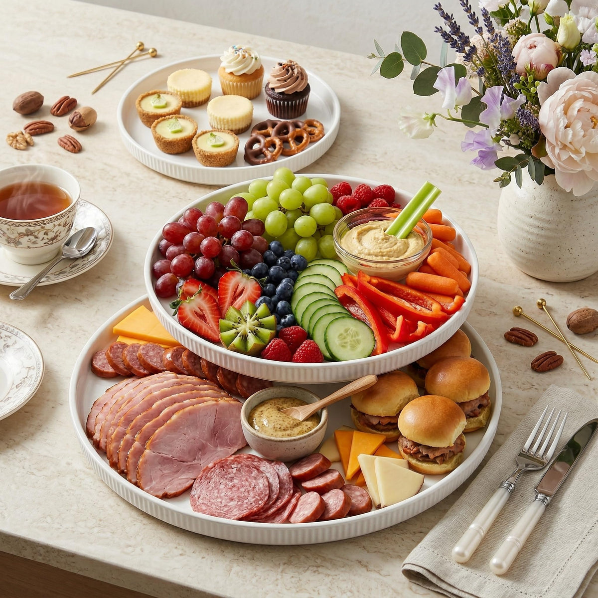 Dizada serving set doubles as an elegant gift for hosts.