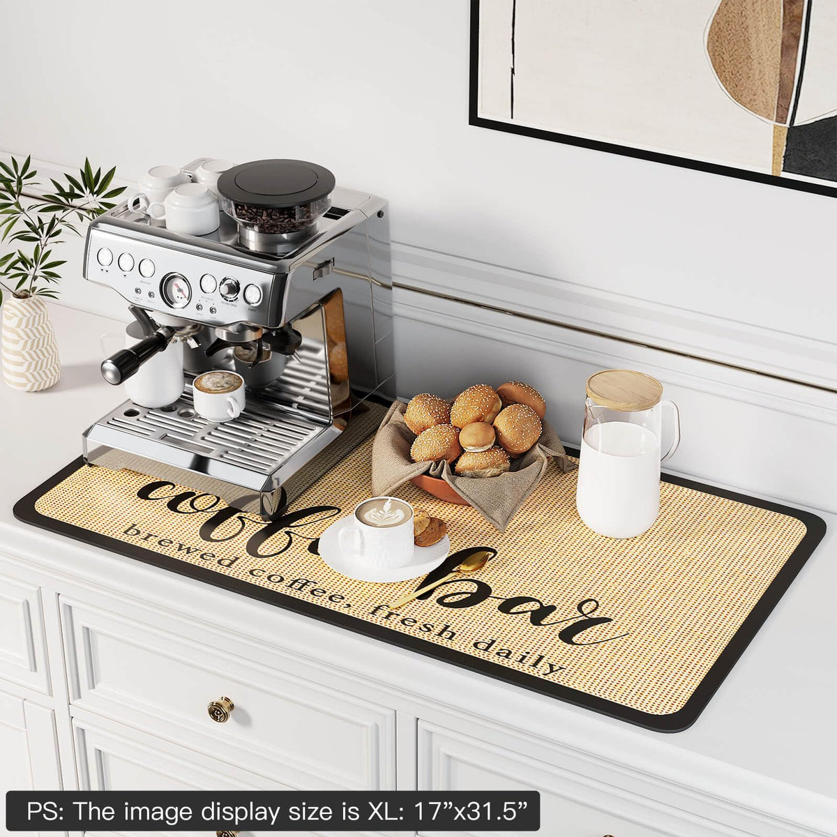 DK177 Coffee Mat versatile across kitchen tasks and appliances