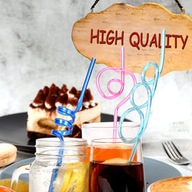 DKHDBD washable loop straws easy to clean after events