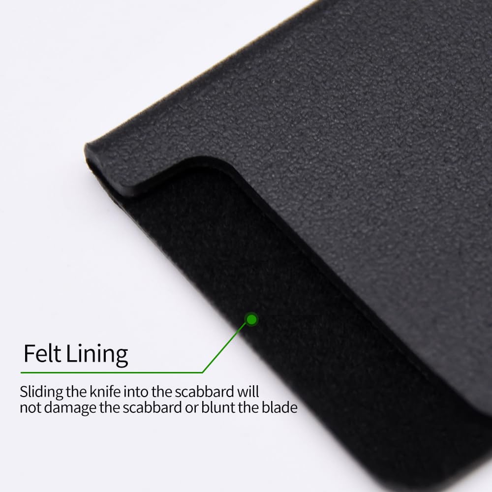 DkOvn edge guard for 8.7 inch knives protects during sliding in and out