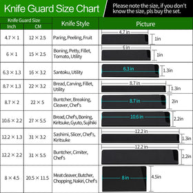 DkOvn 6.3-inch knife edge guard for secure blade storage.