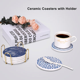 Dksyee cork-bottom coaster provides anti-slip protection for tables