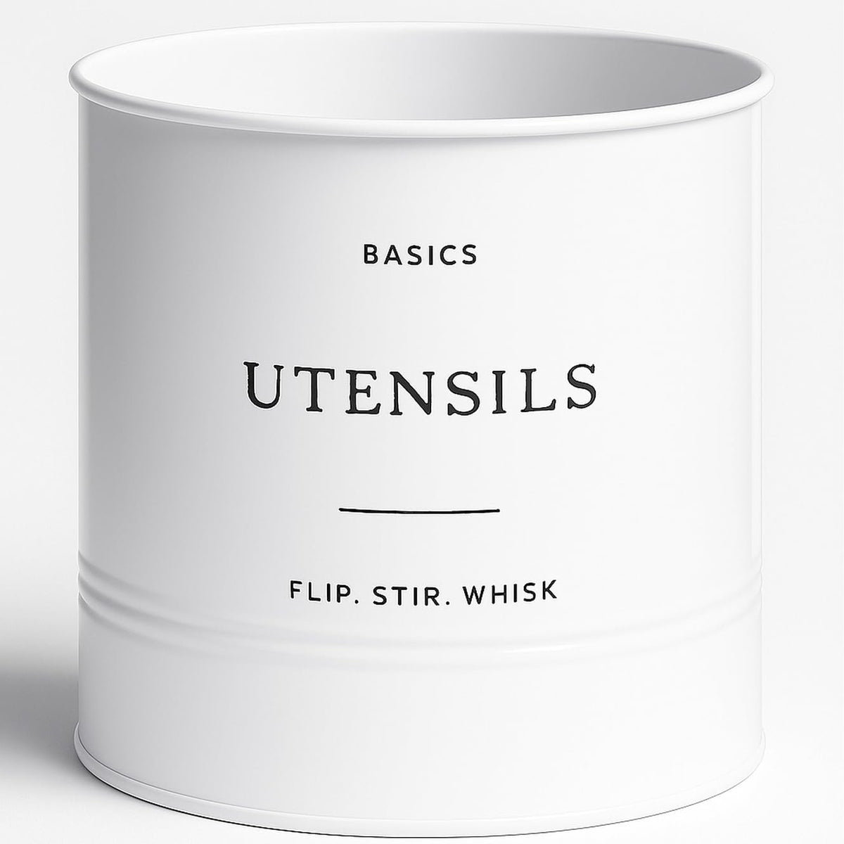 D'Lifeful kitchen utensil holder, 7in-square, keeps utensils neatly organized on your counter.