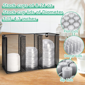 DLUGOPIS easy-install lid holder with back plates and screws for simple mounting