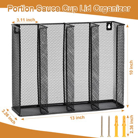 DLUGOPIS iron cup dispenser back panel for easy access and space saving.