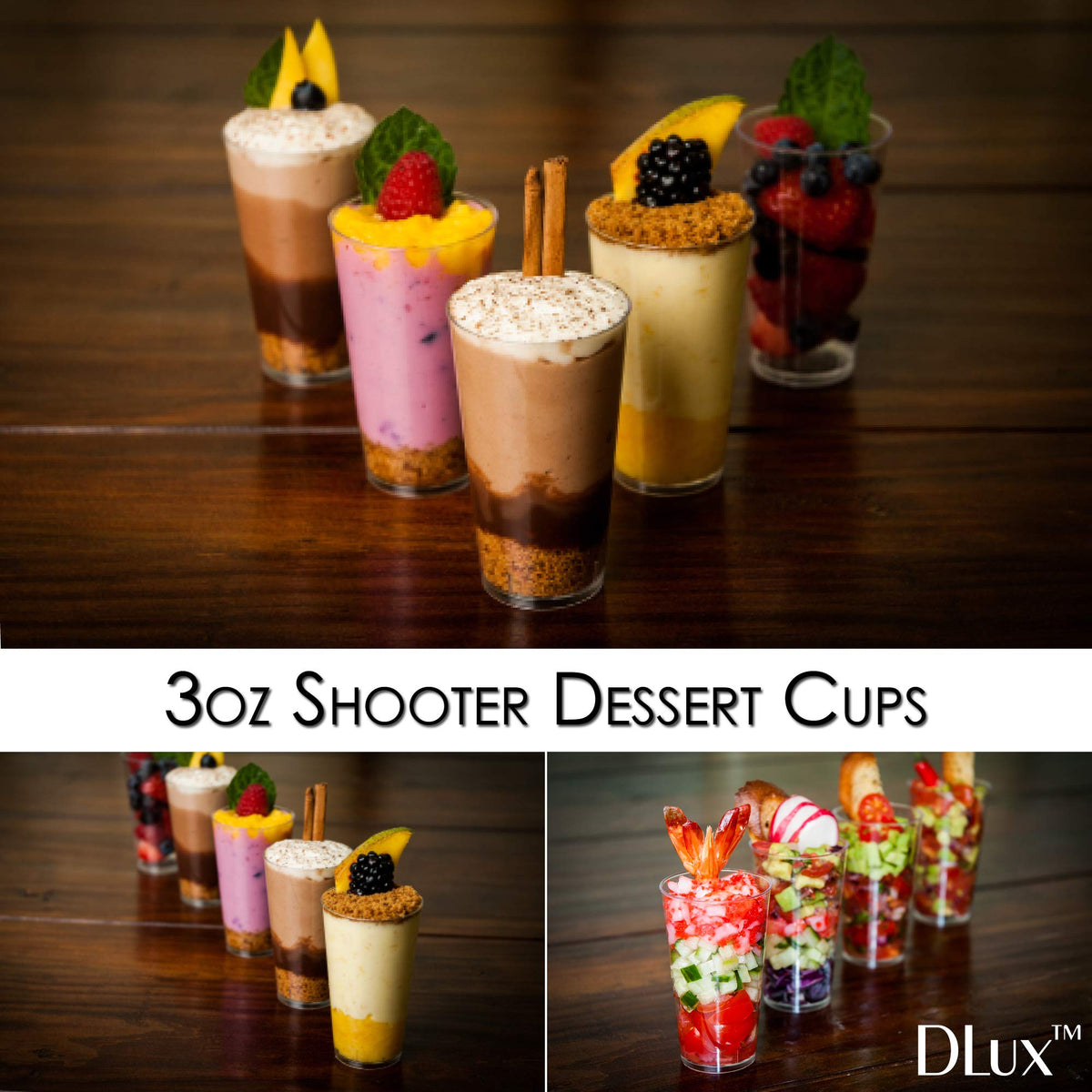 DLux recipe ebook included with purchase inspires dessert ideas.