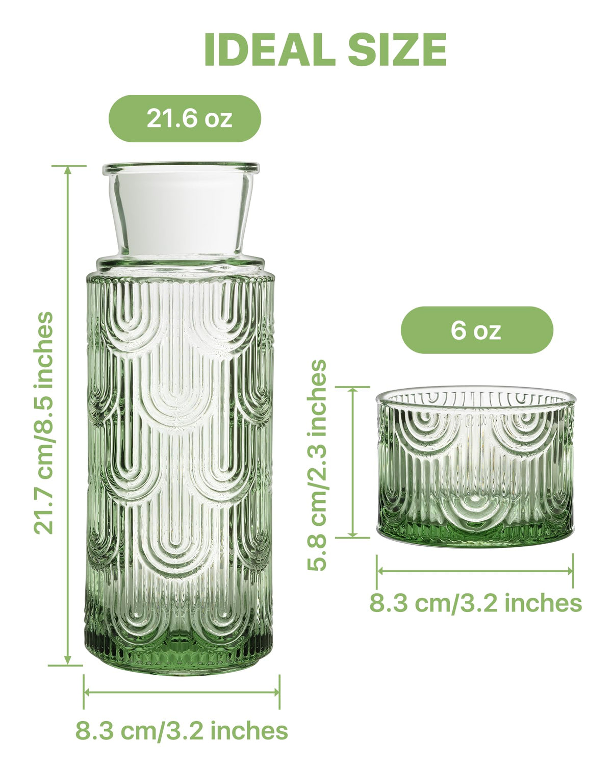 DmmyAlzx dust-free carafe lid preserves freshness.