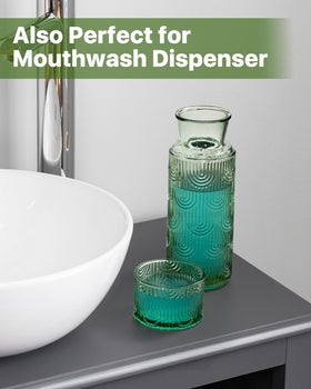 DmmyAlzx lead-free glass pitcher for safe daily beverages.
