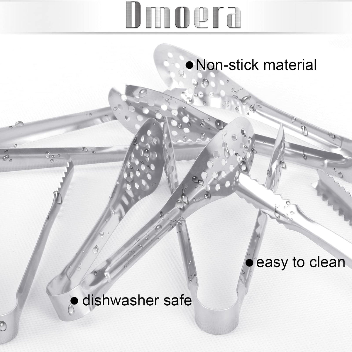 Dmoera tea party tongs ideal for delicate desserts and hors d'oeuvres.