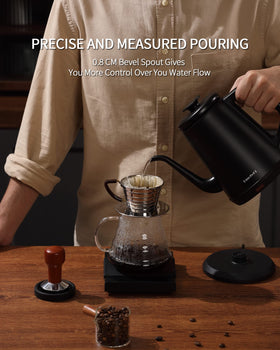 DmofwHi gooseneck kettle ergonomic handle for comfortable grip while pouring