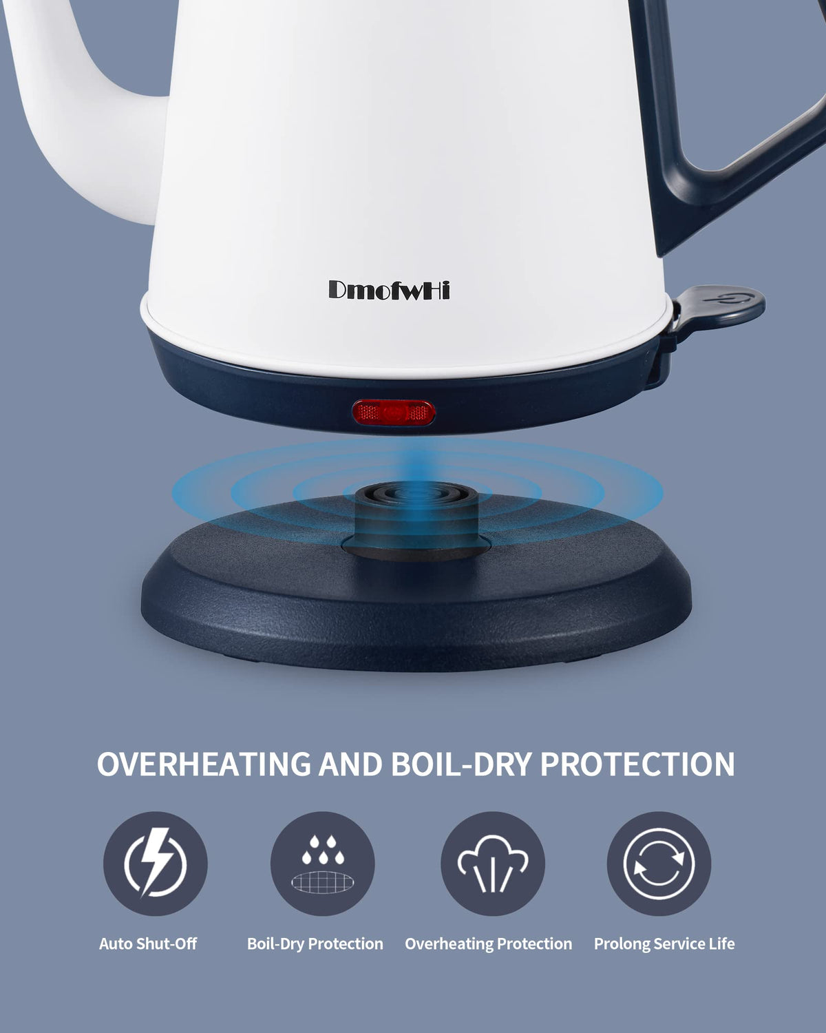DmofwHi Gooseneck Kettle ergonomic non slip handle for comfortable pouring