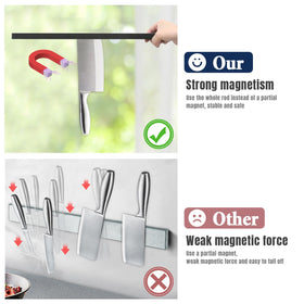 Adhesive tape option enables no-drill installation for flexible placement.