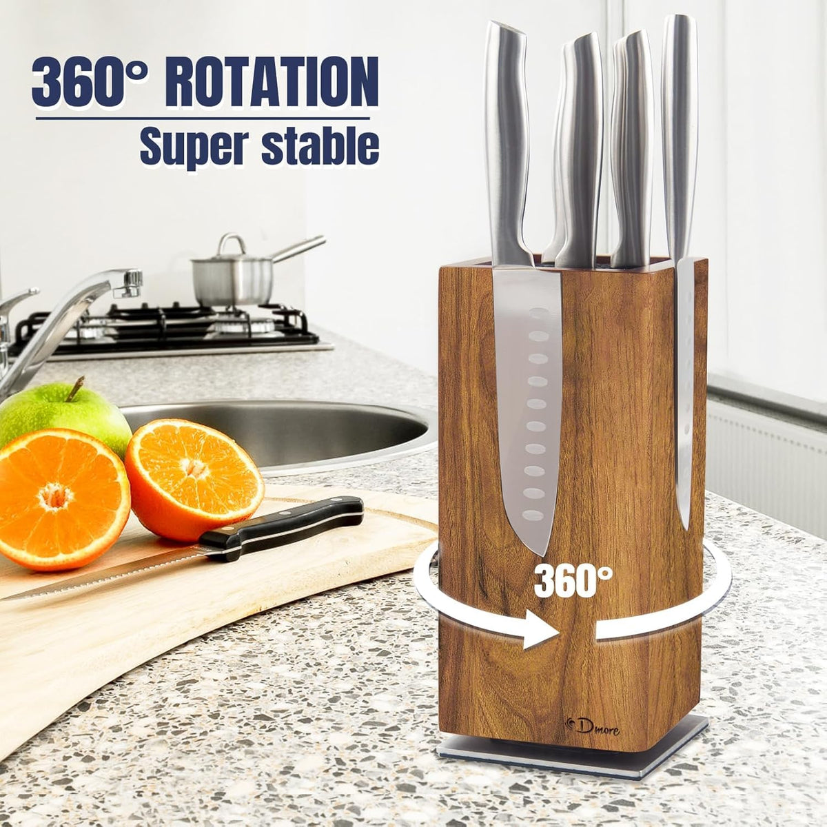 Dmore side magnetic storage highlights dual organization for knives and utensils