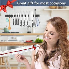 23-inch elongated design fits larger kitchens and workshops.