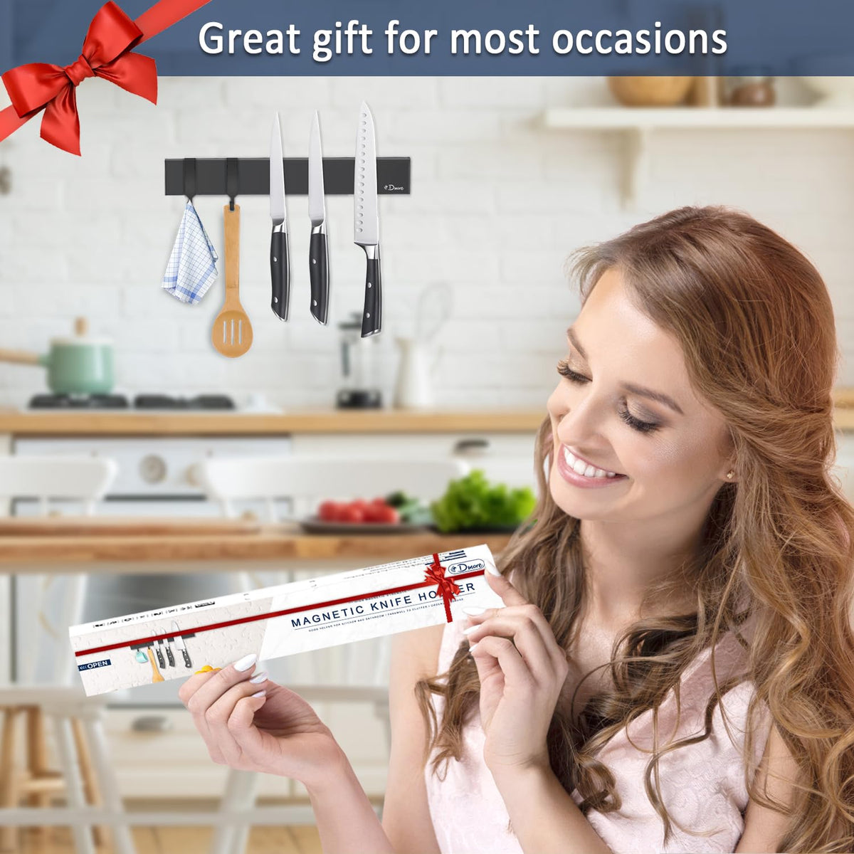 Dmore wall knife holder is a thoughtful gift for cooks