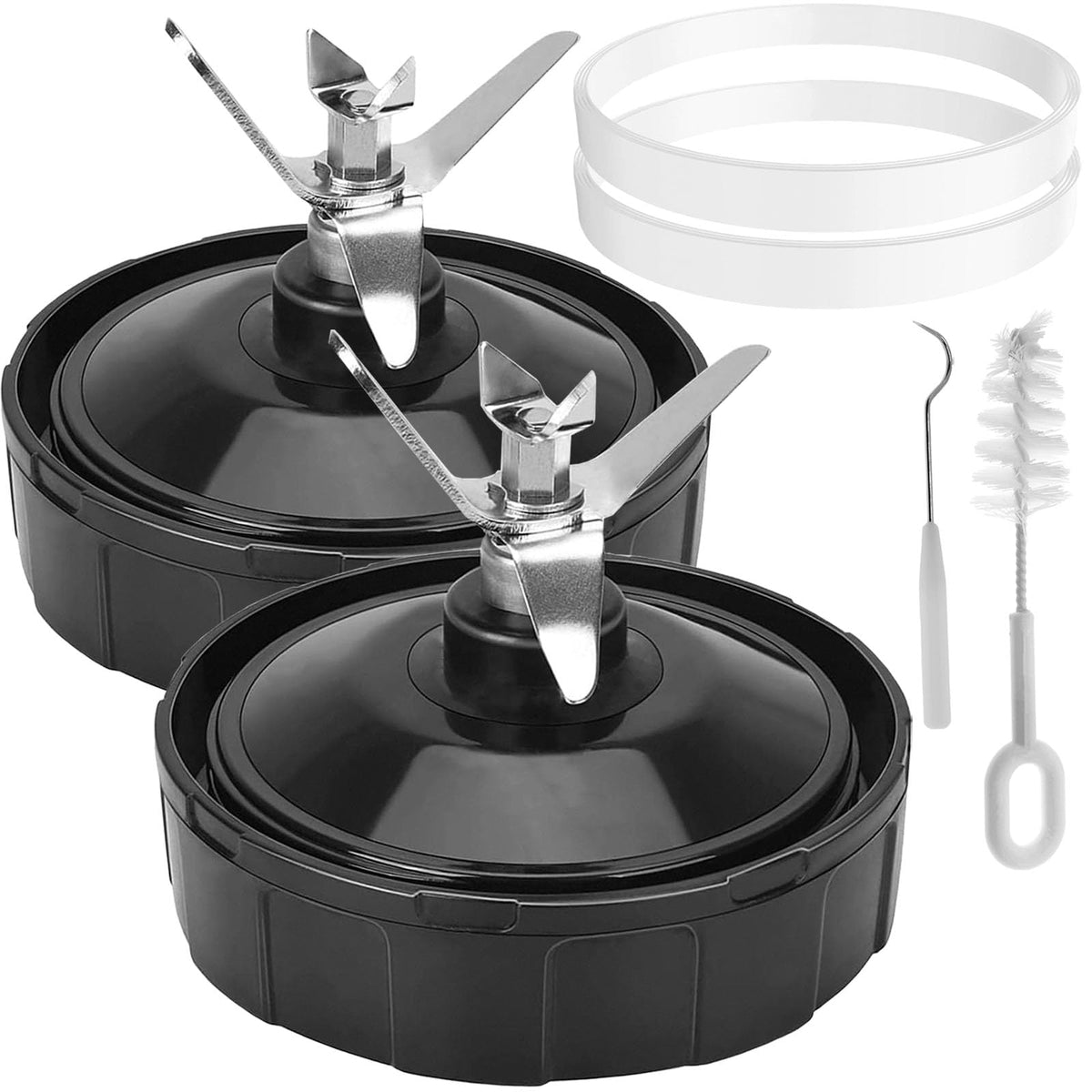 Dmsmisi Ninja blade 7 fins top view balanced blending for smoothies.