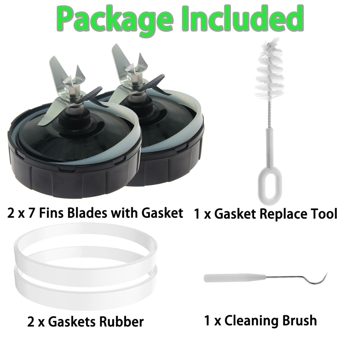 Dmsmisi cleaning brush makes blade care quick and thorough.
