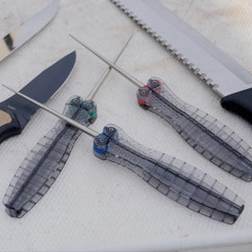 Conical file feature on DMT Diafold sharpener