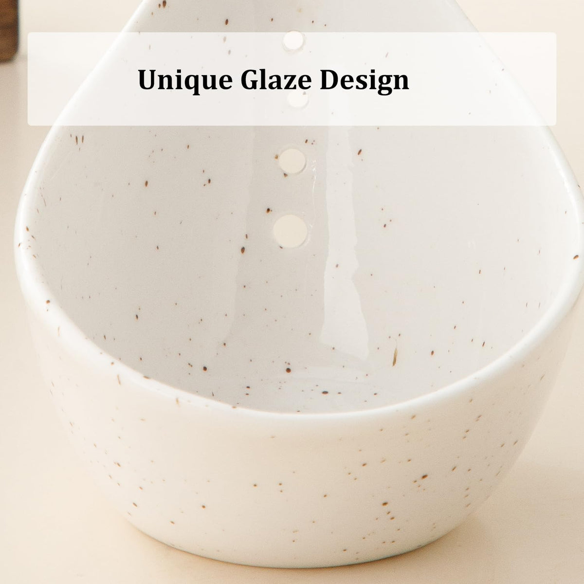 Dneuoir herb stripper bowl white ceramic design doubles as decor