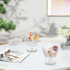 DNIENKGE bowls hold 2-3 scoops with 3.93-inch diameter and 3.54-inch height.