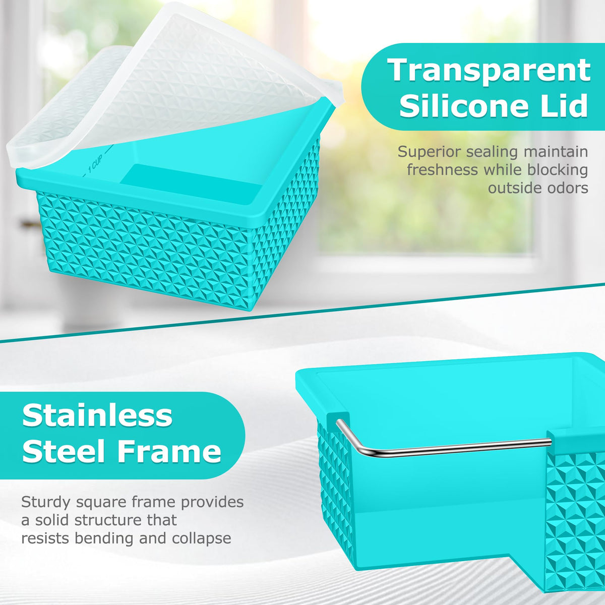Doasuwish BPA-free silicone freezer molds emphasize safe, durable design for everyday use.