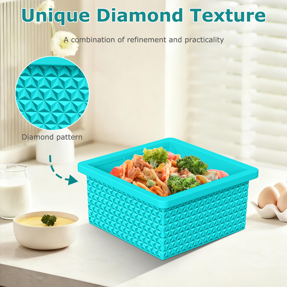 Doasuwish four-pack keeps meal prep organized and freezer-ready.