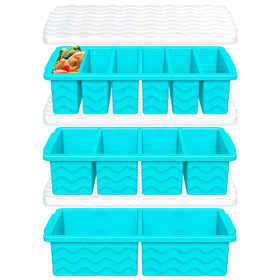 Doasuwish dishwasher-safe freezer trays for easy cleanup.