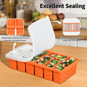 Doasuwish half-cup trays provide precise small portions for recipes.