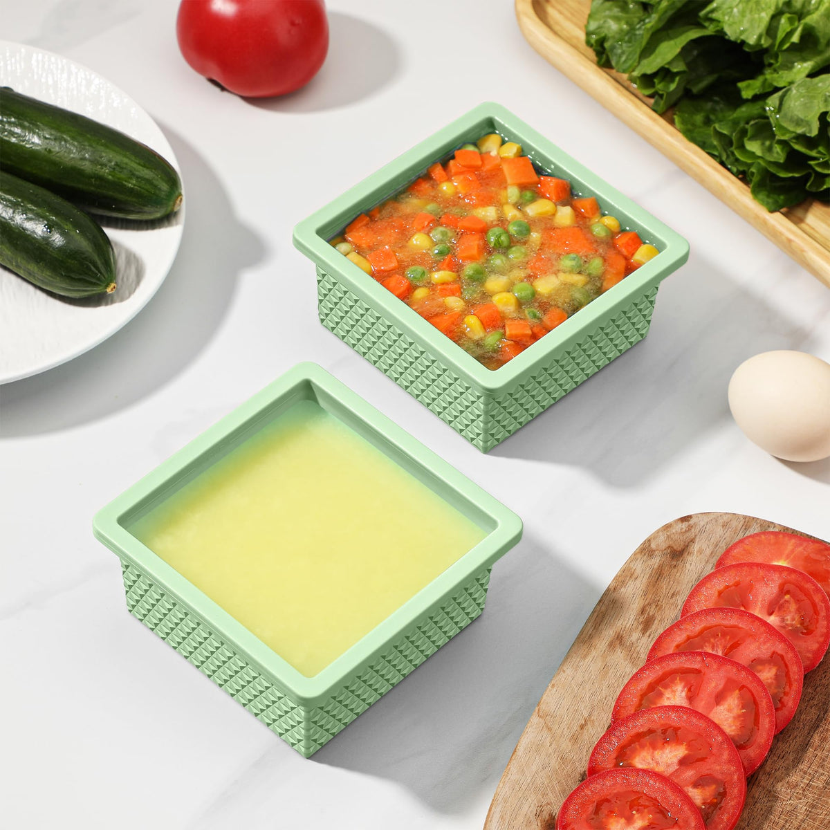 Doasuwish four-pack ideal for organized meal prep or gifting