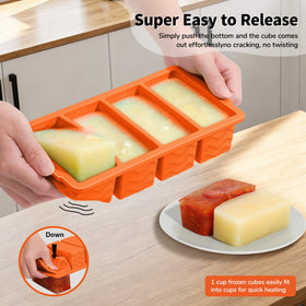 Doasuwish small 1-2cup tray leakproof compartment for quick portions.