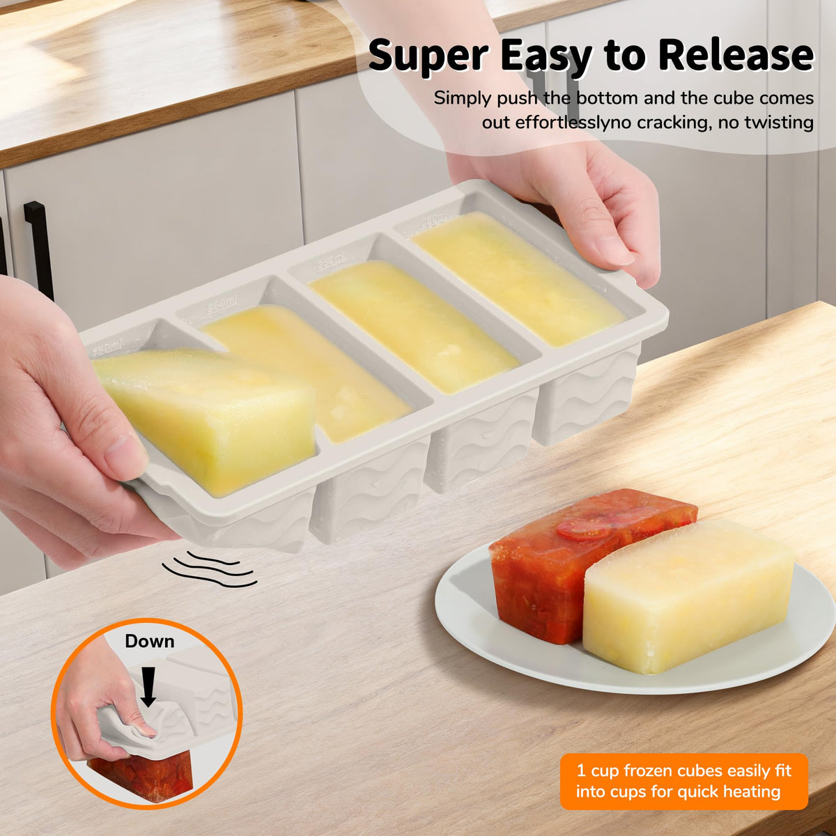 Doasuwish sturdy stainless steel frame supports tray stacking and durability