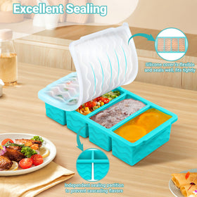Doasuwish versatile molds freeze soups, sauces, smoothies, and more.