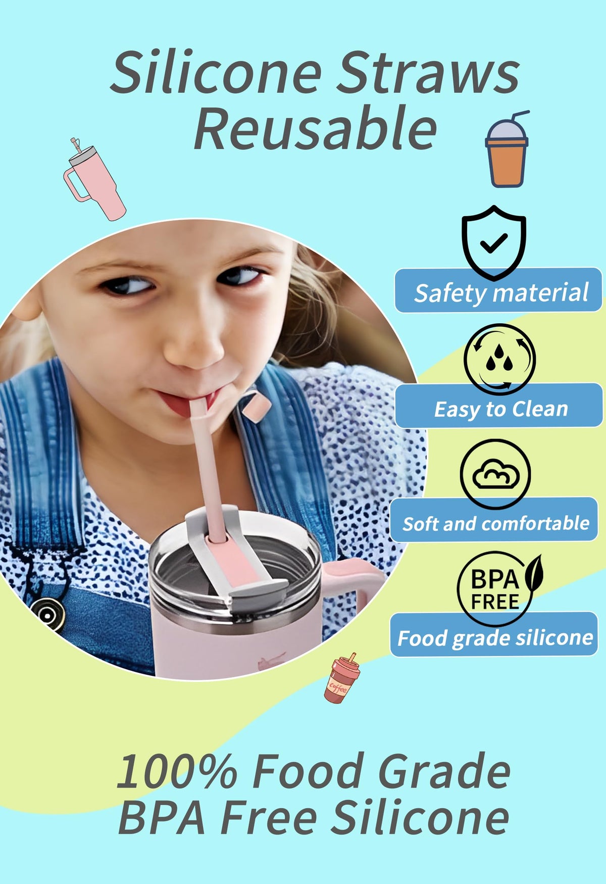Doboli eco-friendly reusable straw reduces disposable plastic waste.