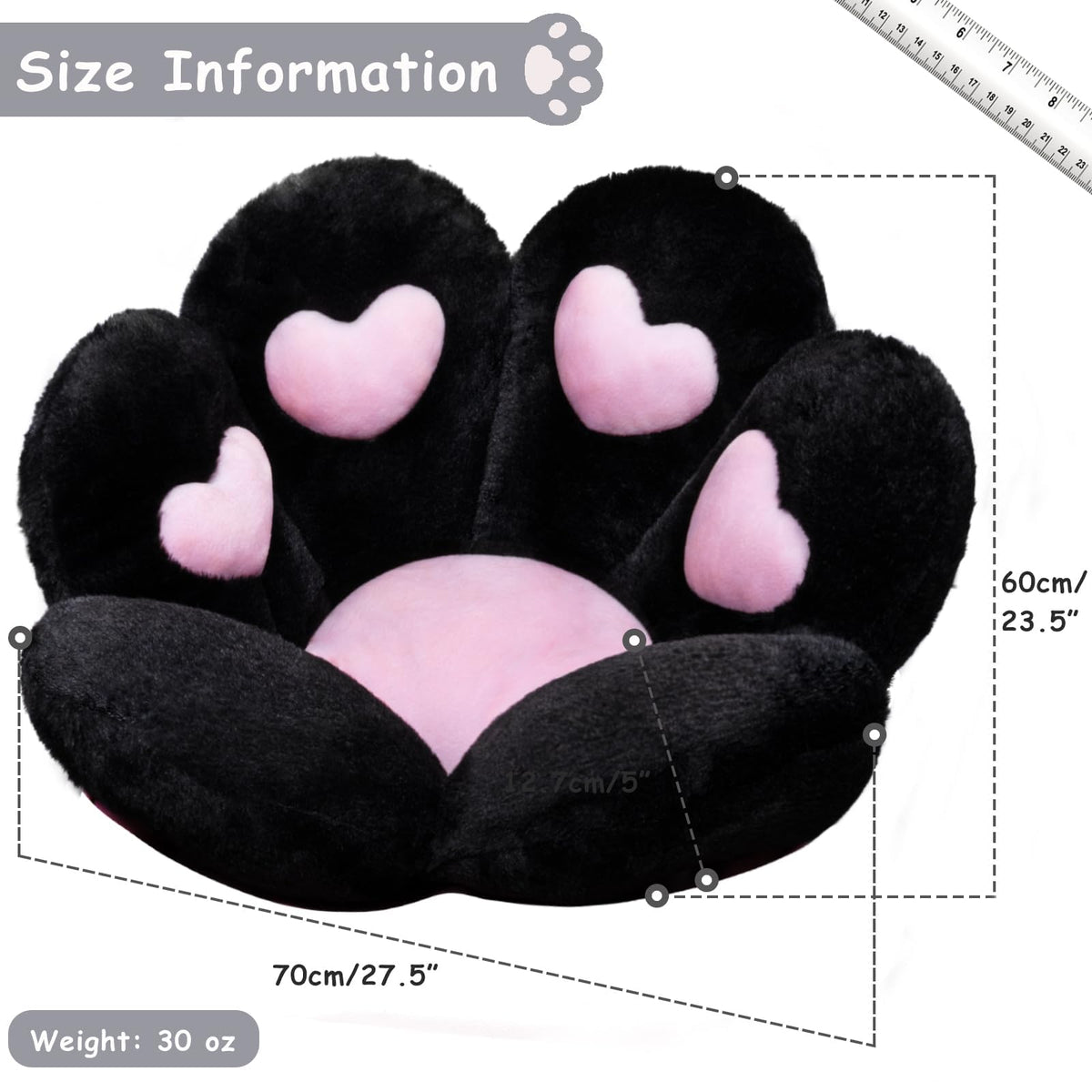 DOBUONO cat paw cushion ideal for dining and office chairs