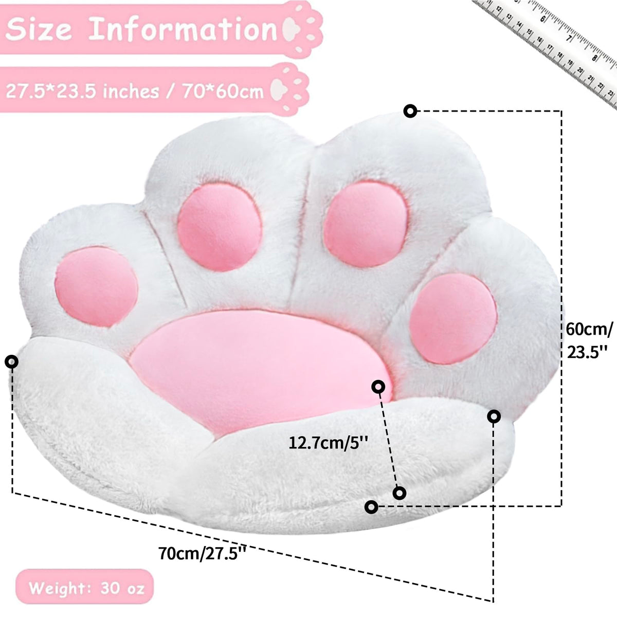 DOBUONO cat paw cushion room decor arrangement for a warm space