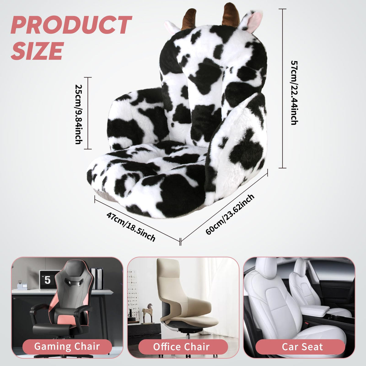 DOBUONO chair cushion anti-slip bottom keeps the seat in place on various floors