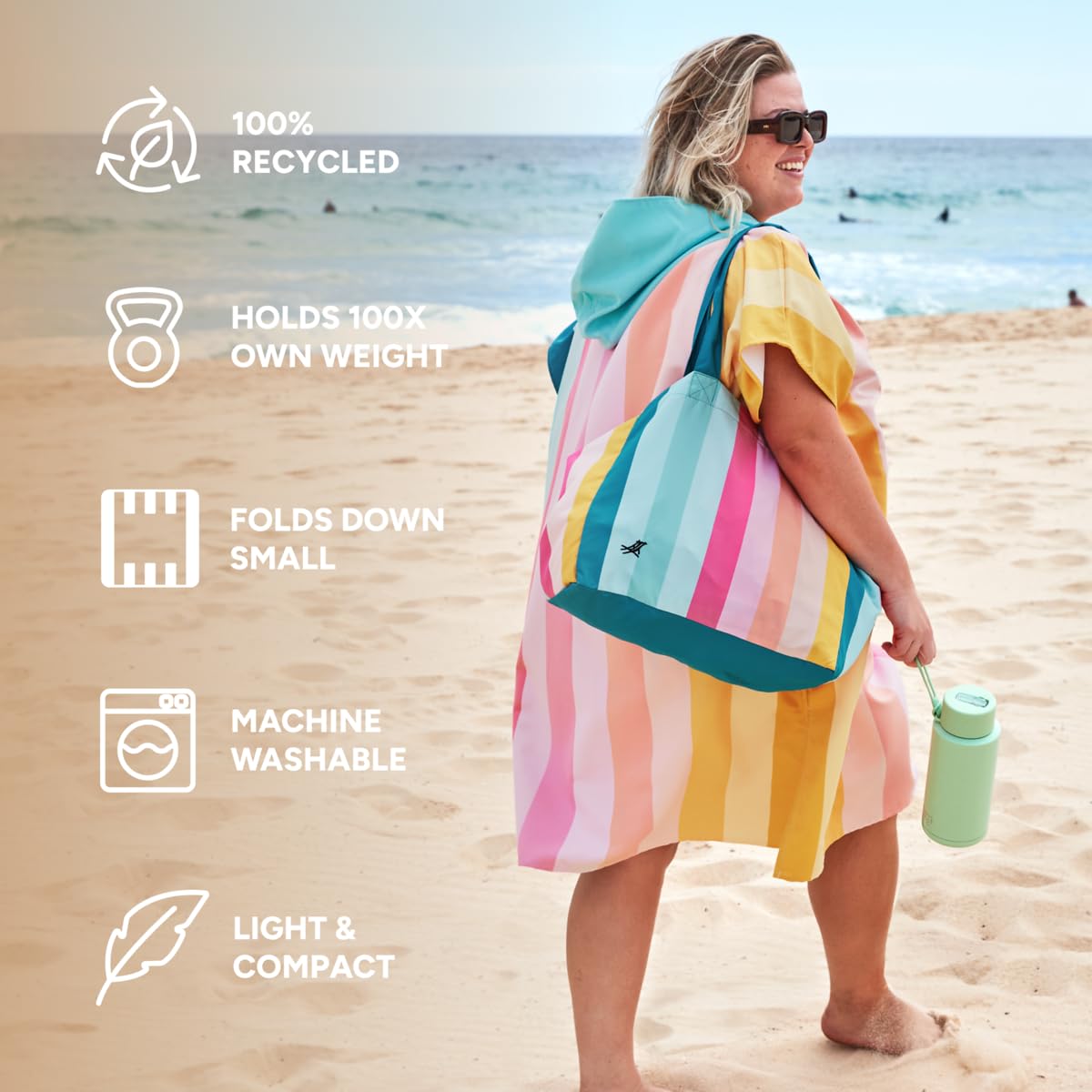Dock & Bay Everyday Tote made from recycled materials, eco-friendly tote option.