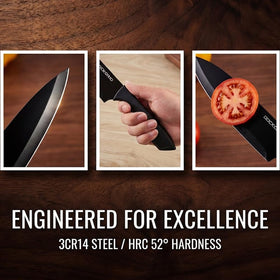 Dockorio ergonomic handles reduce fatigue during prep.