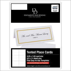 Documents and Designs color options palette including gold and other hues.