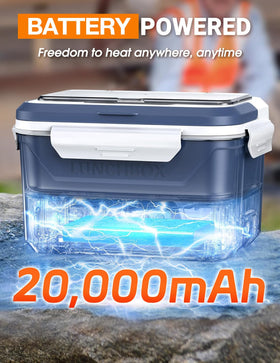 Docusvect cordless lunch box with 1.3L capacity for a full meal.